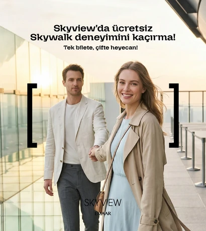 emaar skyview sky walk kampanyası